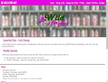 Tablet Screenshot of bewildforart.com